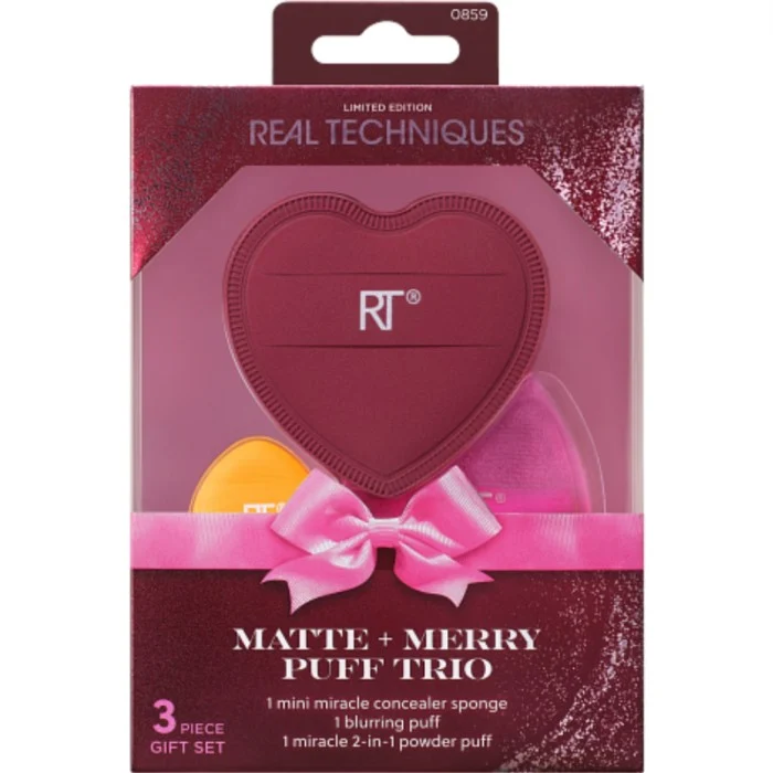 Real Techniques Matte + Merry Puff Trio