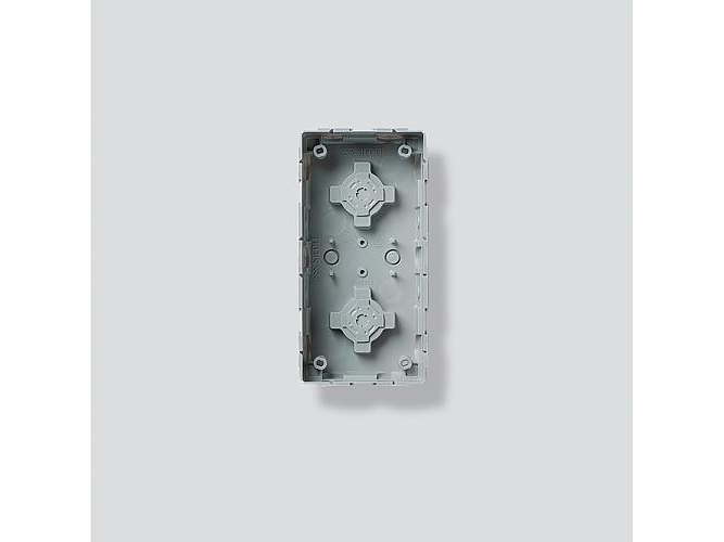 Siedle GU 611-2/1-0, Infälld monteringsbox, Grå, Siedle, Plast, Yta, 100 mm