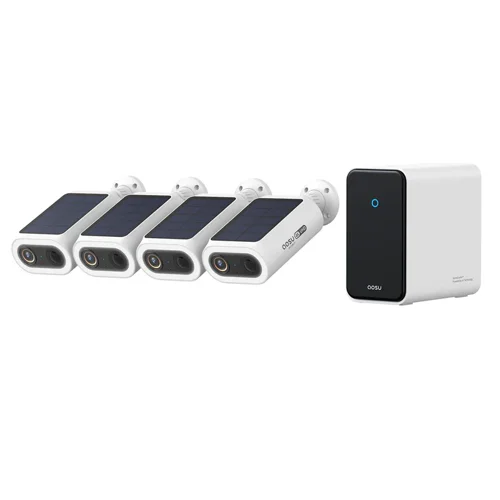 aosu 4K SolarCam P1 Max med aosuCortex System 4-kamerakit