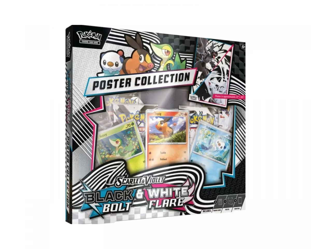 Pokémon Scarlet & Violet 10.5: Black Bolt & White Flare Unova Poster Collection
