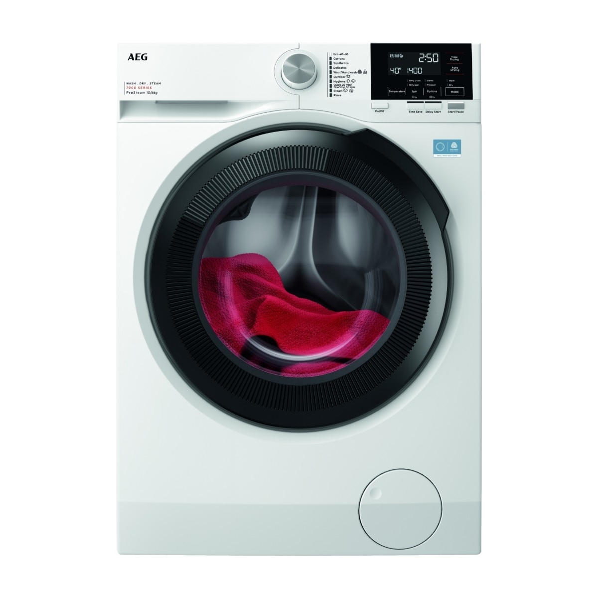 AEG 7000-serien LWR724P16P tvätt/tork