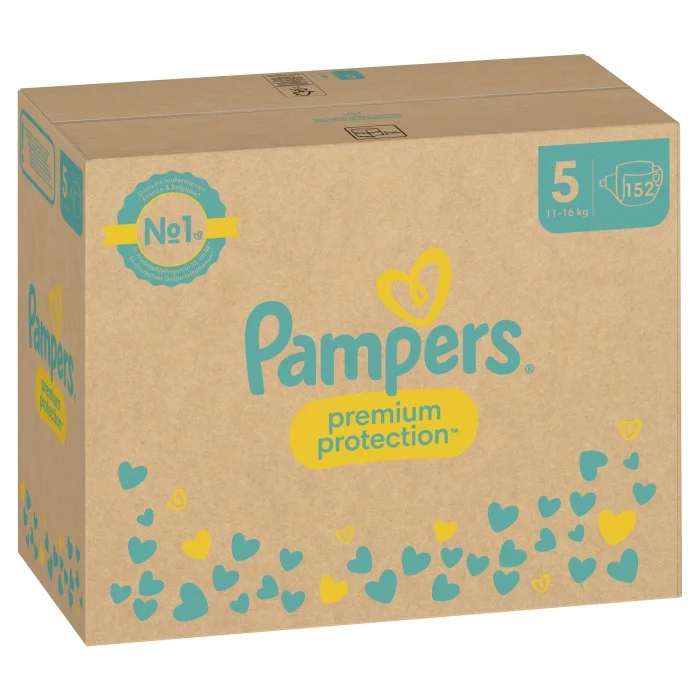 Pampers Premium Protection Nappies Storlek 5 (11-16kg) 152 st