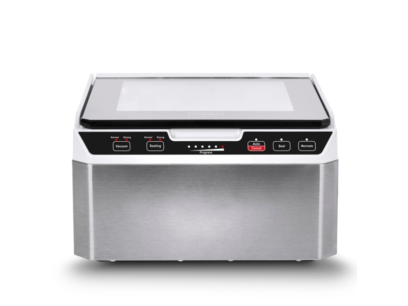Caso VacuChef 40, Svart, Rostfritt stål, Glas, Rostfritt stål, Röra, GS/CE, 280 W, 220 - 240 V