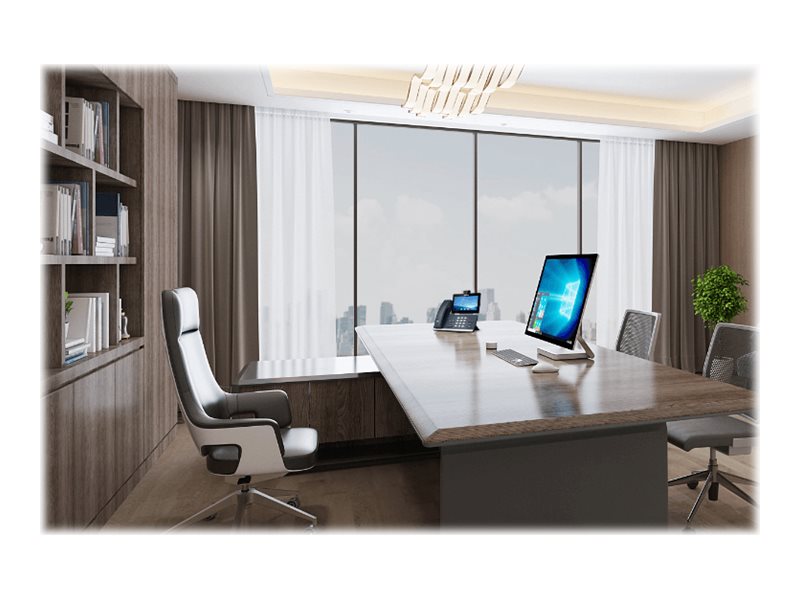 Yealink SIP-T58W PRO - VoIP-telefon - med Bluetooth interface med nummerpresentation - 10-parter samtalsförmåg - SIP, SIP v2, SRTP, RTCP-XR, VQ-RTCPXR - klassiskt grå
