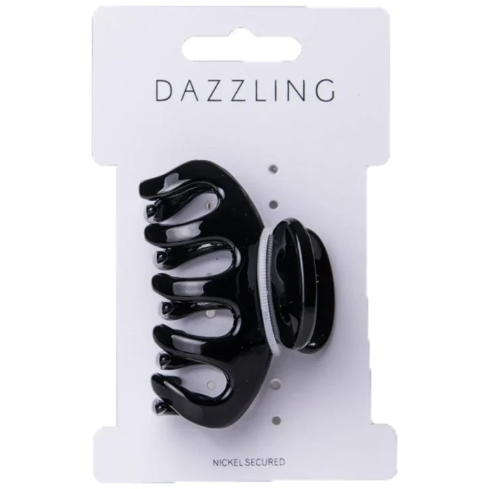 Dazzling Hår Blank hårklämma svart