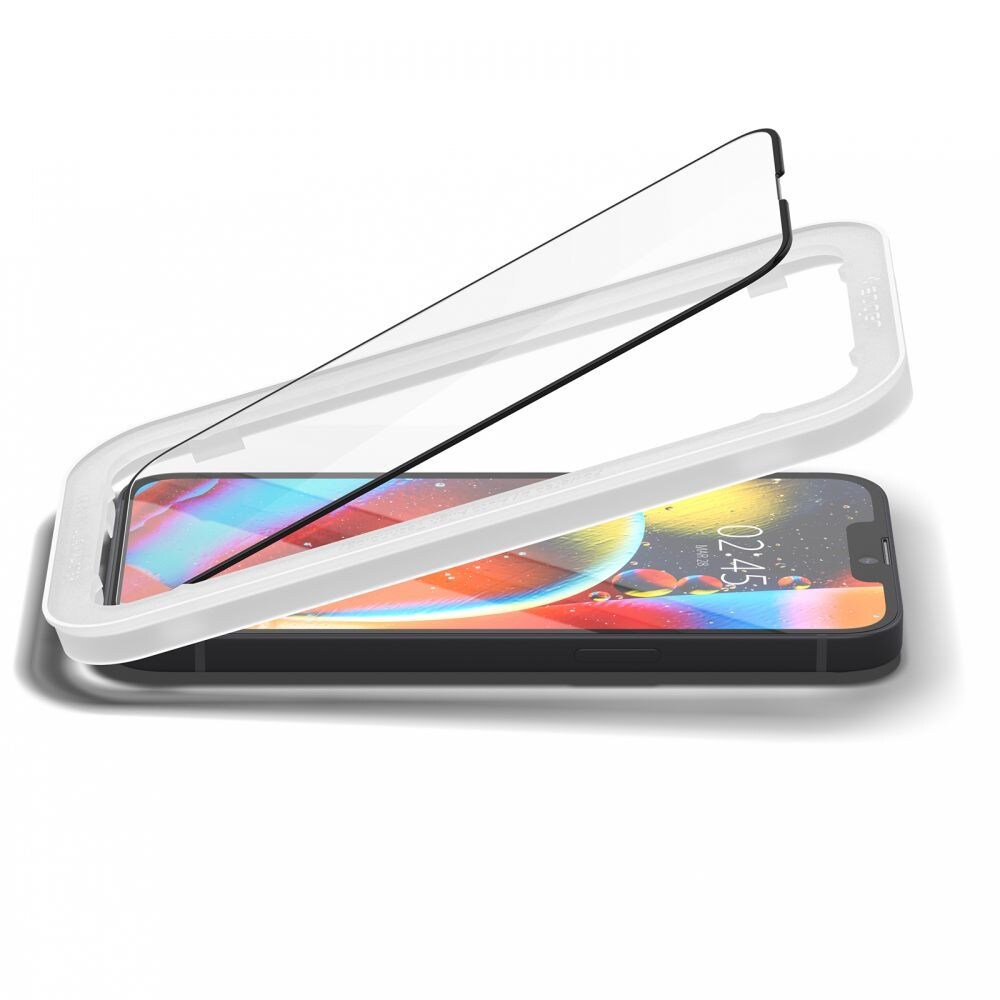 Spigen ALM Glass FC härdat glas för iPhone 13 / 13 Pro / 14 - Svart, bild 4