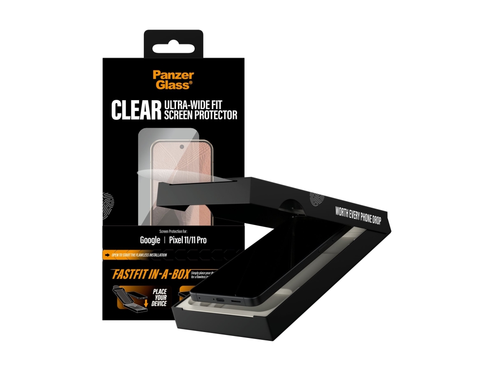 PanzerGlass Screen Protector Google Pixel 11 | 11 Pro w. FASTFIT IN-A-BOX