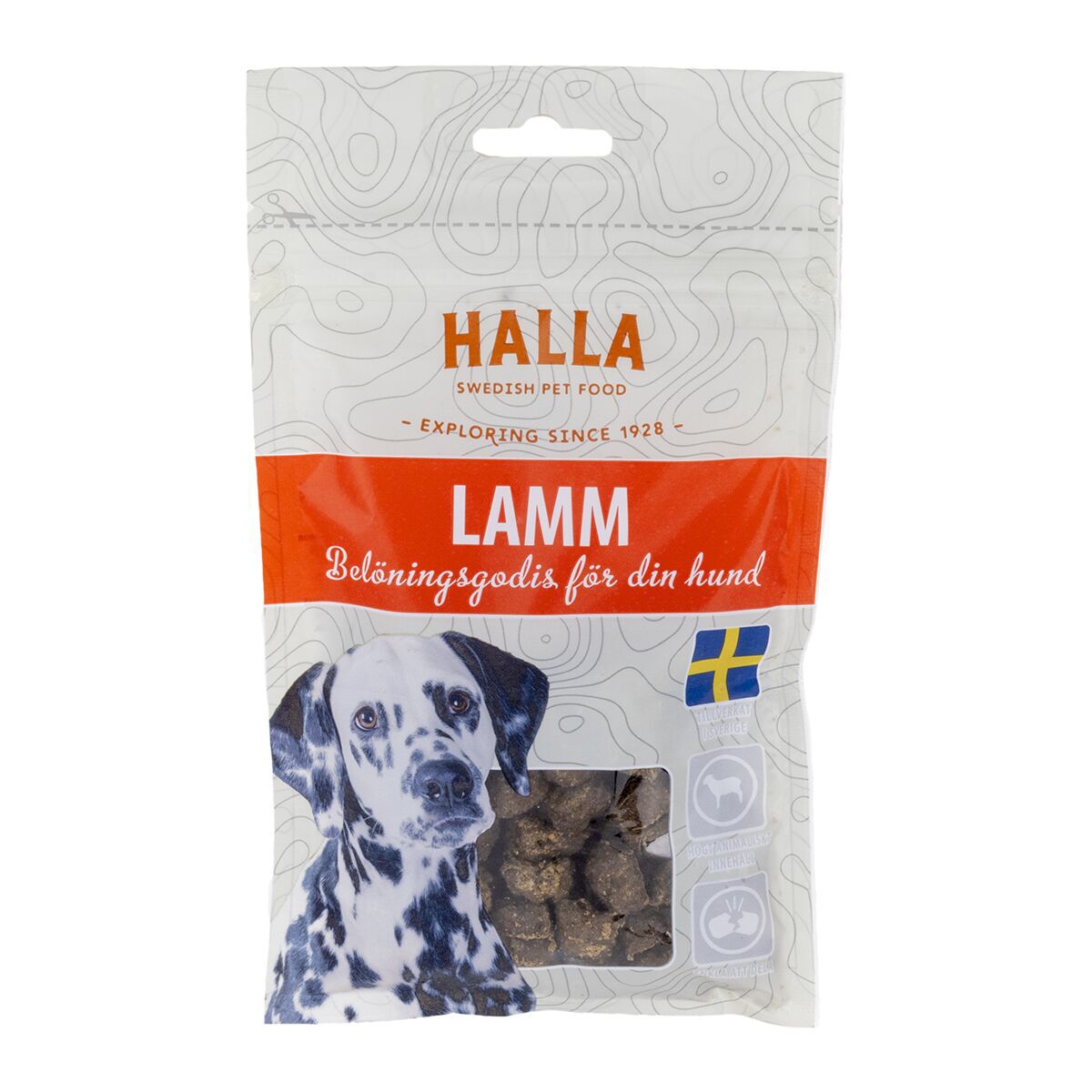 Halla Lamm Belöningsgodis för Hund 80 g