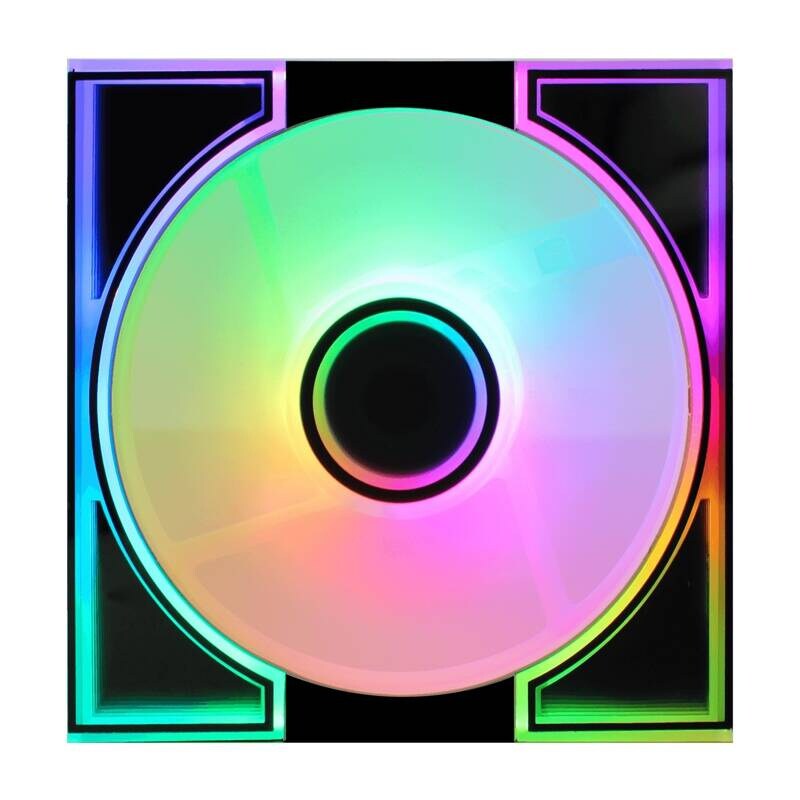 Darkflash DM8 ARGB Cooling Fan (Black) - Chassi fläkt - 120mm - Svart - 28 dBA, bild 4