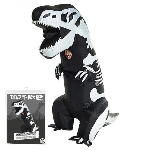 Uppblåsbar Maskeraddräkt XXL Död T-Rex