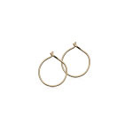 Blomdahl Golden Titanium Ear Ring 12 mm