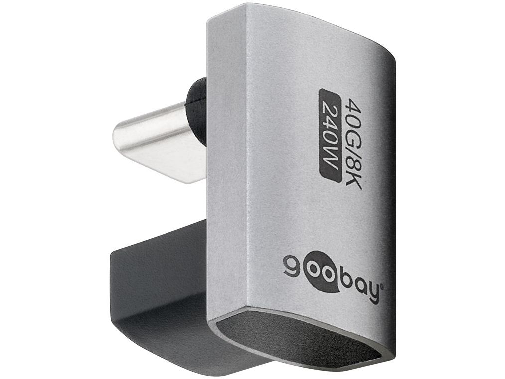 USB-C-adapter 180° U-formad med USB4-stöd
