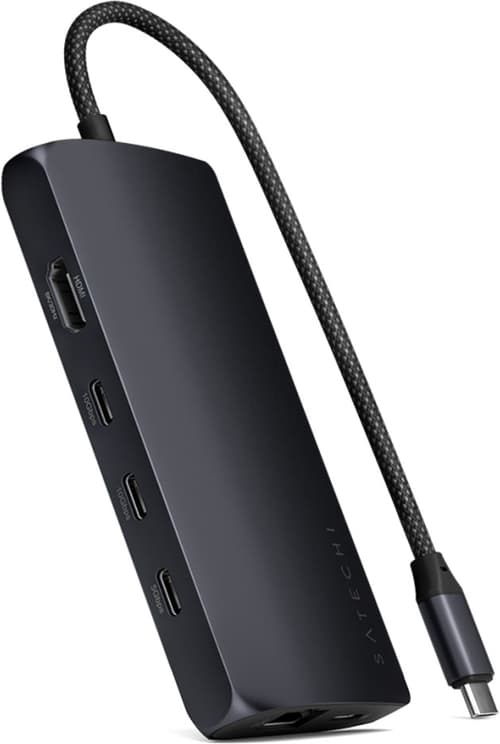 Satechi USB-C Multiport Adapter 8K med Ethernet Midnattsblå, bild 4