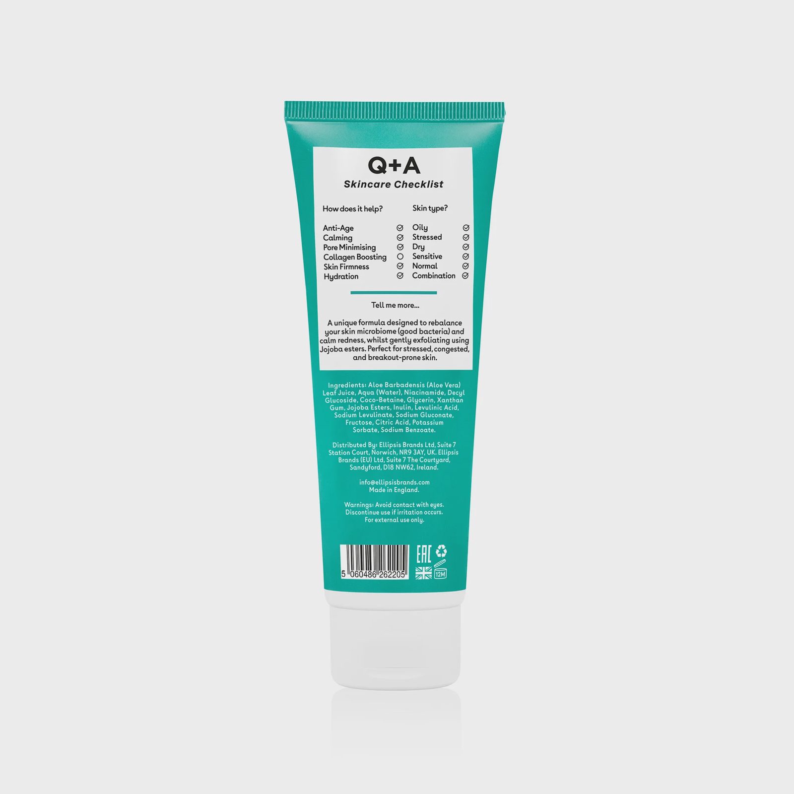 Q+A Niacinamide Gel Cleanser 125 ml, bild 3