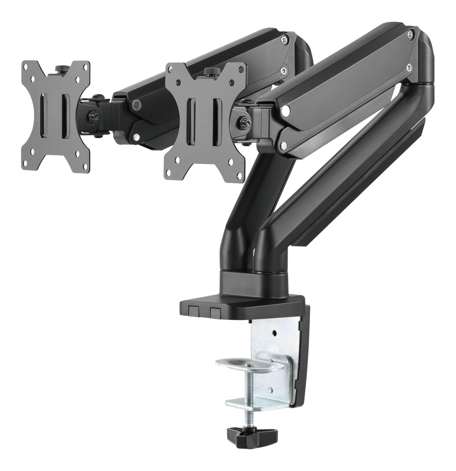 DELTACO ARM-0351 Gasdriven monitorarm för två skärmar, bild 4
