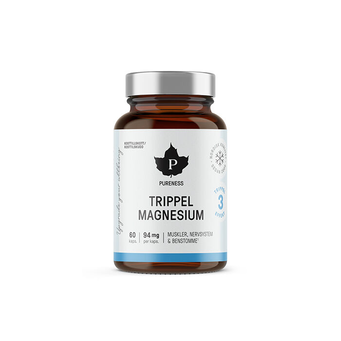 Pureness Trippel Magnesium 60 kapslar, bild 4