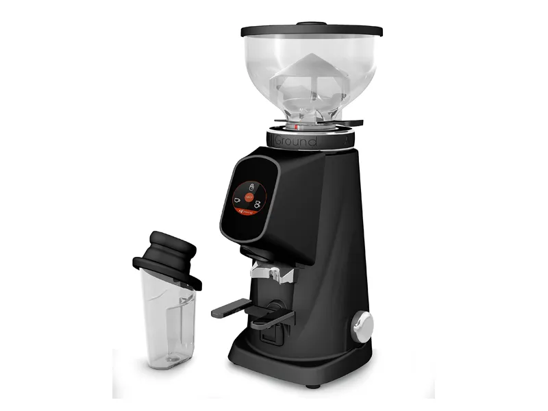 Fiorenzato AllGround Vanta kaffekvarn 64 mm Dark-T malskivor i titan, matt svart