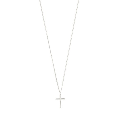 PILGRIM - FLYNN Necklace - Silver - 40 cm + 12 cm Extension