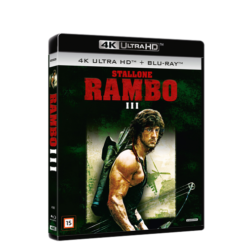 Rambo 3 - 4K DISC AND BLU RAY (2DISCS)