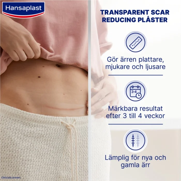 Hansaplast Scar Reducer plåster XL 14,6 x 3 cm, 21 st, bild 2