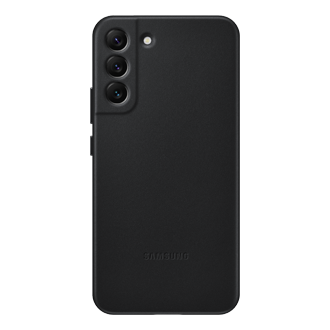 Samsung Leather Galaxy S22+ fodral (svart), bild 3