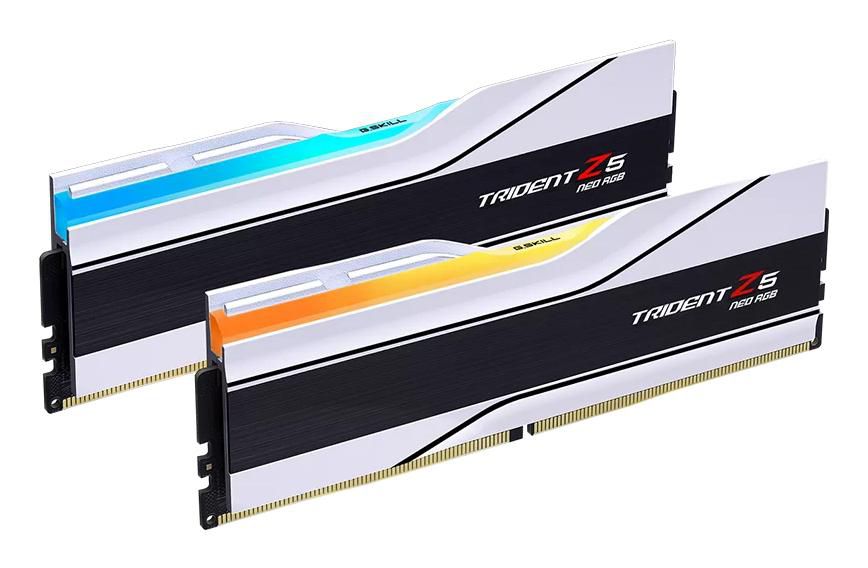32 GB (2x16GB) DDR5-8000 G.Skill Trident Z5 Neo RGB White CL38, AMD EXPO - Vit, bild 3