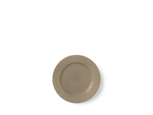Lyngby Porcelæn - Rhombe Earth Lunchtallrik - Ø23 cm - Lera, bild 2