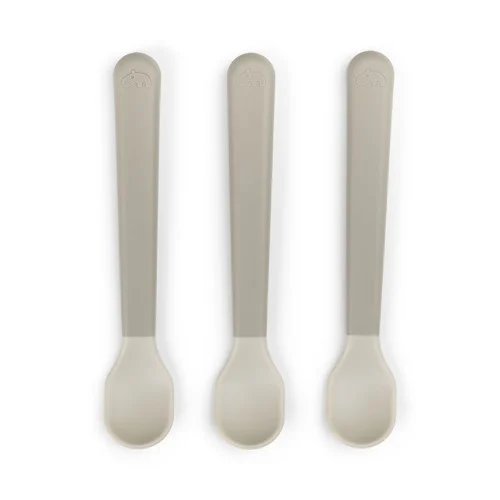 Done by Deer Foodie Easy-Grip Baby Spoon 3-pack, Sand, bild 3