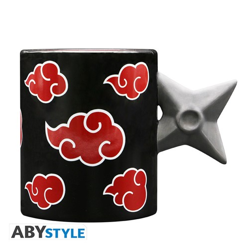 Naruto Shippuden Shuriken Akatsuki 3D handle Mug