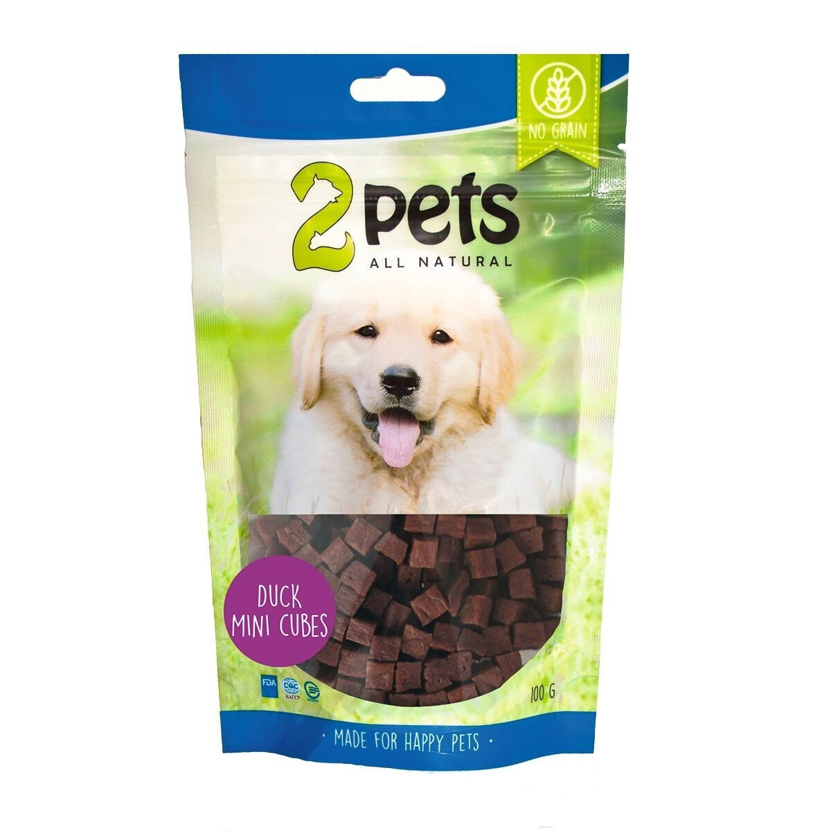 2Pets MiniCubes med Anka 400 g