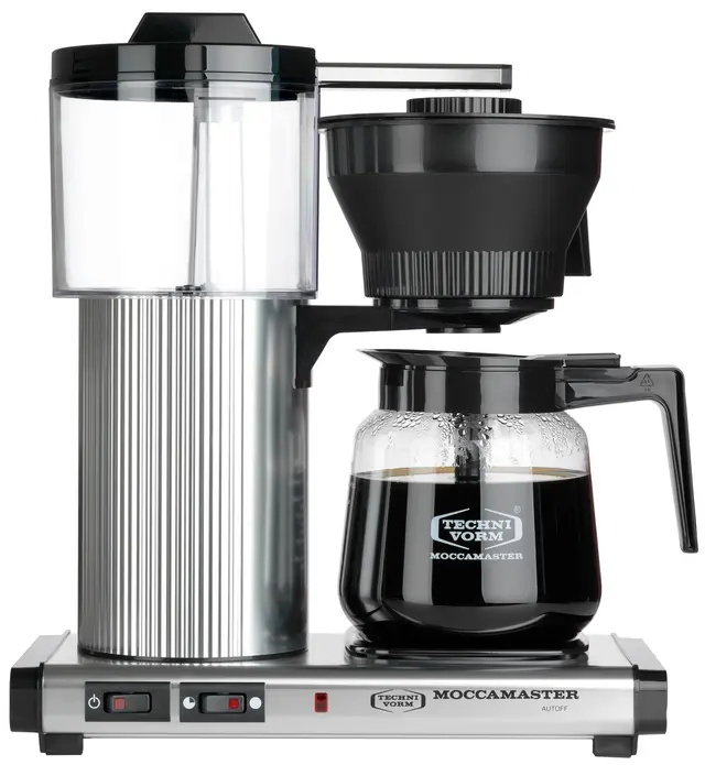 Moccamaster CD Grande kaffebryggare, Polished Silver