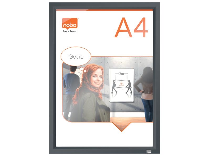 Nobo Impression Pro A4 skötram med grafitklickram