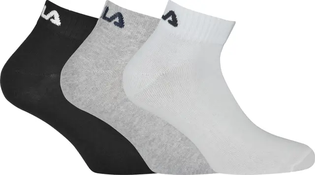 FILA Quarter-strumpor 3pk (35-38, flerfärgad)