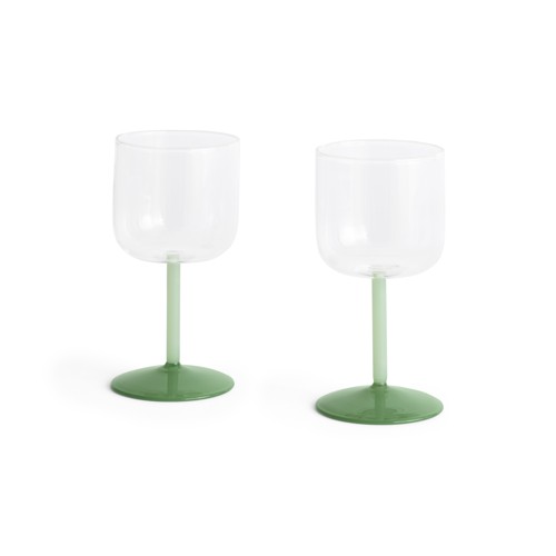 HAY - Tint Vinglas H15 - 2-Pack (Klar & Grön)