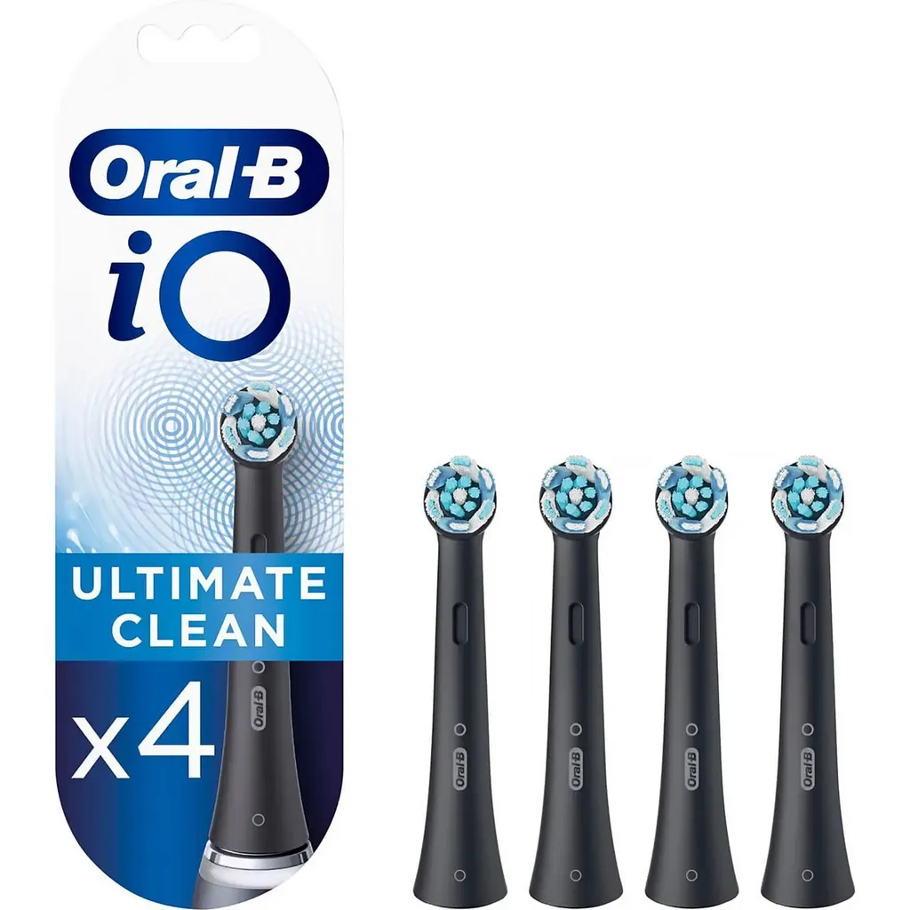 Oral-B iO Ultimate Clean ORAIOB4BK, 4 styck, Svart, 3 månad (er), Tyskland, Oral-B, 70 mm