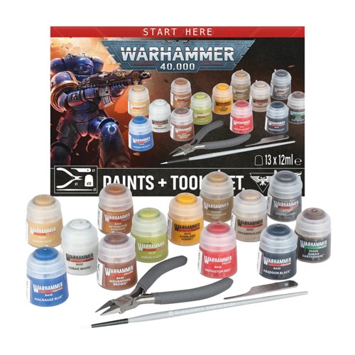 Warhammer 40.000 - Paints + Tools Set (2026)