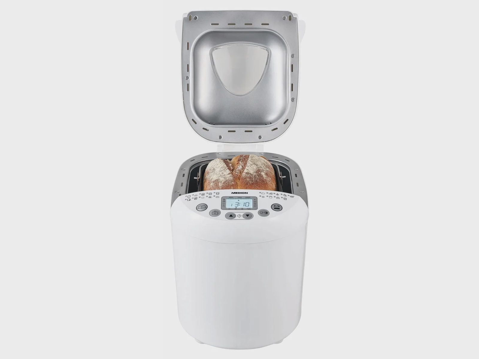 MEDION MD 11011, 1 kg, Fördröjd start, Timer, Varmhållningsfunktion, 550 W, Vit