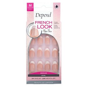 Depend French Look French Look Oval Pink French Look Oval Pink