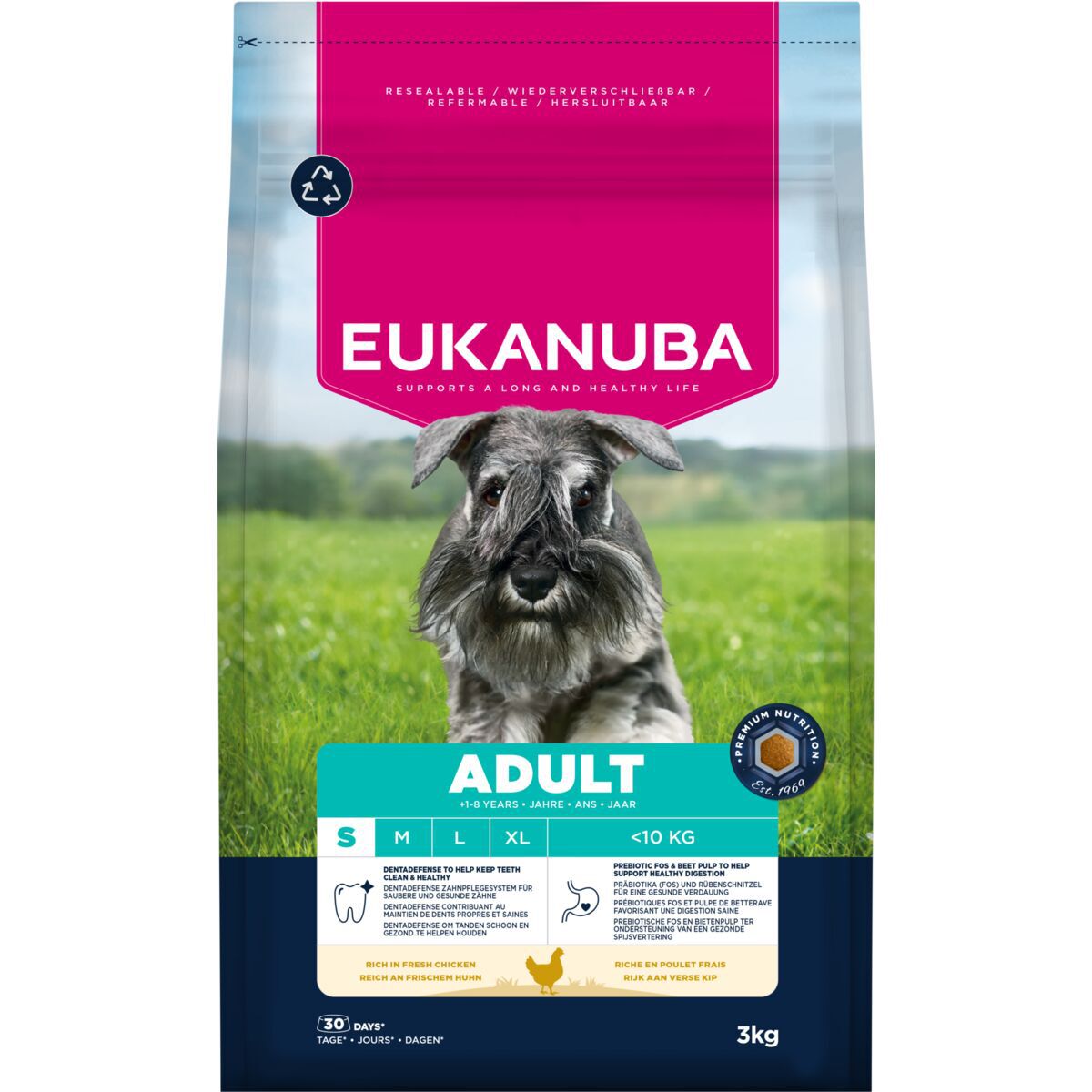 Eukanuba Dog Adult Small Breed Torrfoder till Hund 3 kg