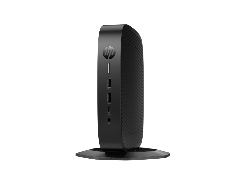HP Elite t660 - Tunn klient - SFF 1 x U-Series U300E / upp till 4.3 GHz - RAM 8 GB - flash 32 GB - eMMC - UHD Graphics - Gigabit Ethernet, IEEE 802.11ax (Wi-Fi 6E), Bluetooth 5.3 - HP ThinPro - skärm: ingen - tangentbord: internationell engelska