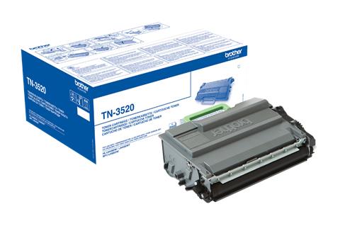 Brother TN-3520, 20000 sidor, Svart, bild 4