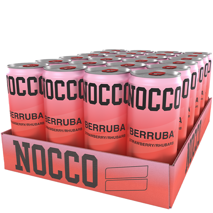 24 x NOCCO BCAA, 330 ml, Berruba Summer Edition