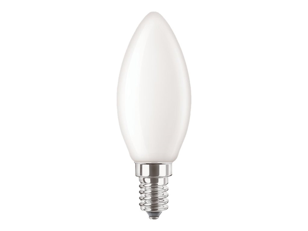 Philips CorePro - LED-glödlampa med filament - form: B35 - glaserad finish - E14 - 4.3 W (motsvarande 40 W) - klass F - varmt vitt ljus - 2700 K