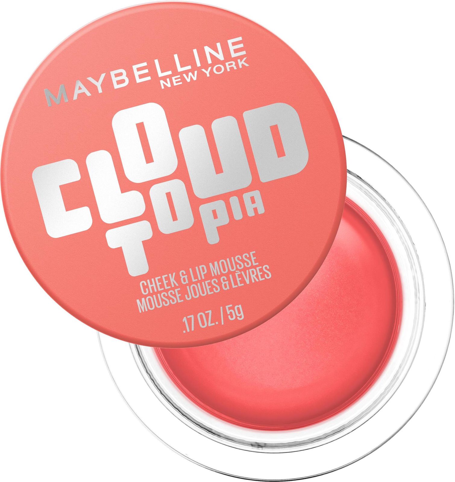 Maybelline New York Cloudtopia Cheek & Lip Mousse 5 Coral Illusion 5 Coral Illusion