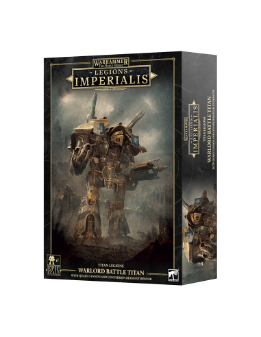 LEGIONS IMPERIALIS: WARLORD TITAN WITH QUAKE CANNON & CONVERSION BEAM EXTIRPATOR
