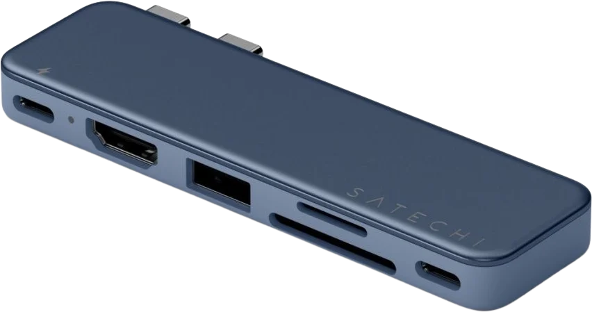 Satechi USB-C Snap Hub för MacBook Neo - Indigo, bild 2