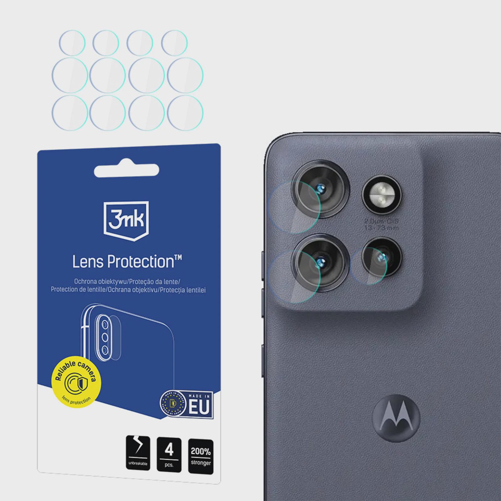 3mk Lens Protection™ Hybridkameralinsglas för Motorola Edge 60 Neo 5G
