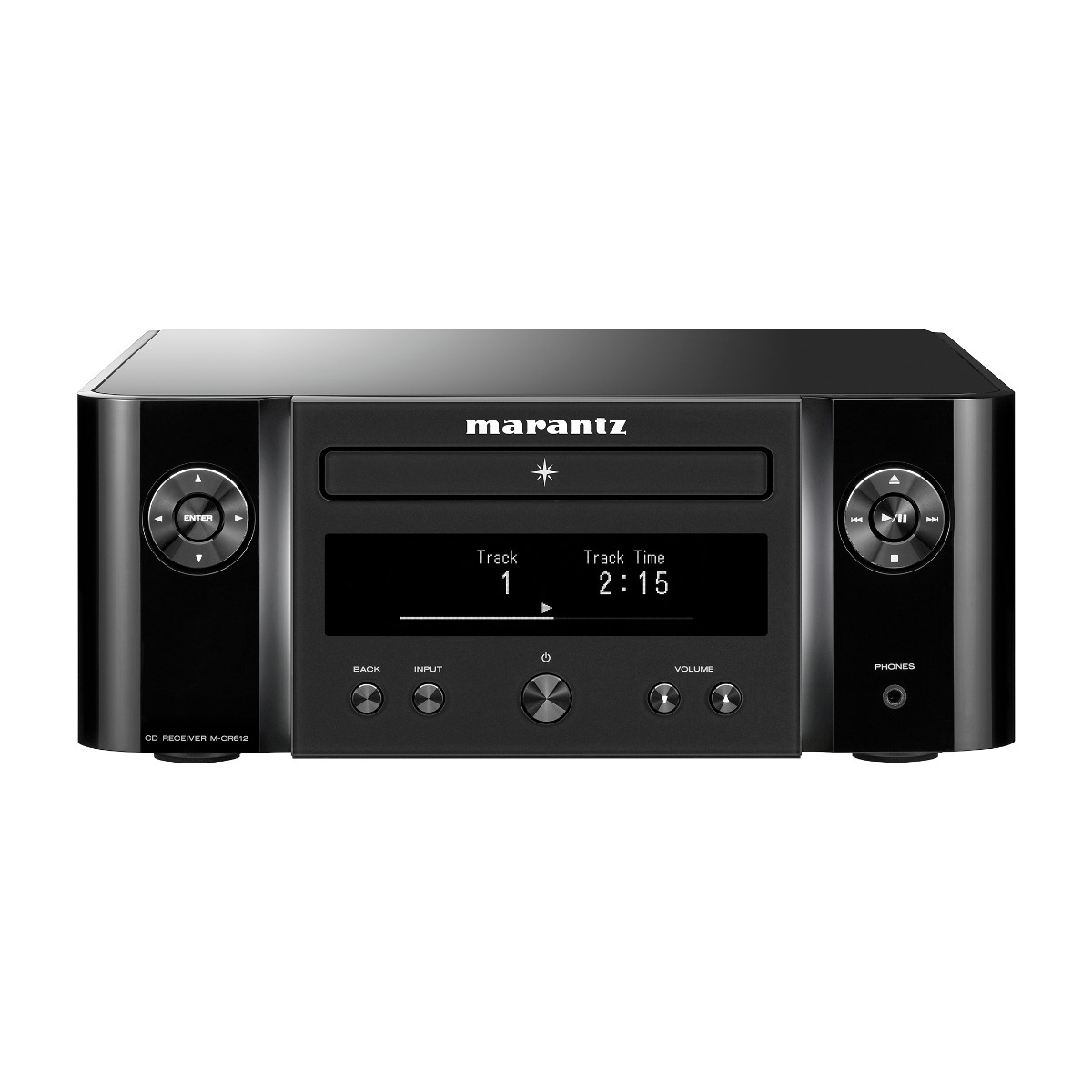 Marantz M-CR612 CD/nätverksspelare, svart