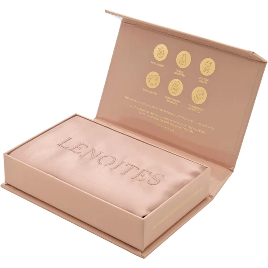 Lenoites Mulberry Silk Pillowcase Pink, 50x60 cm 1 pcs