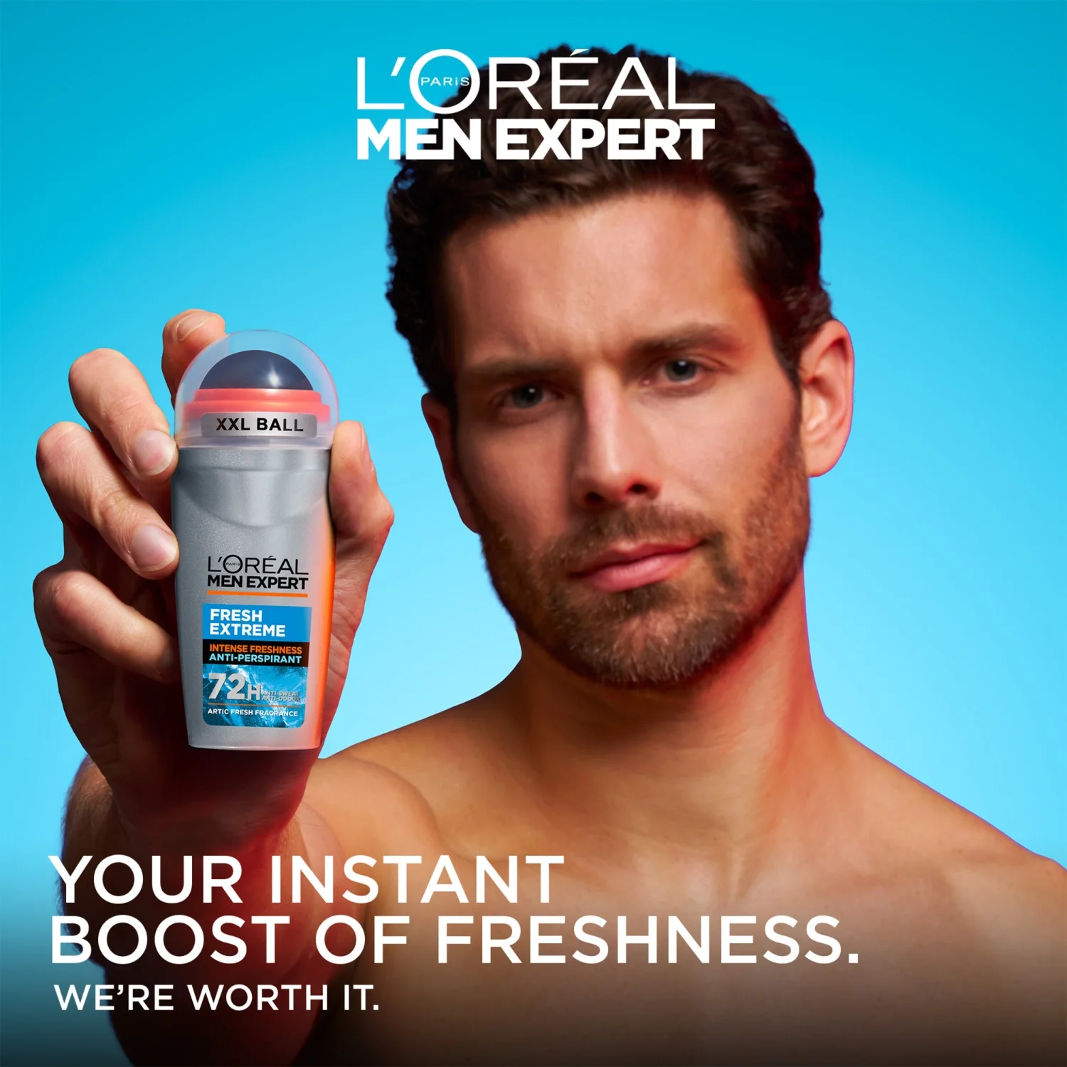 Loreal Paris Men Expert Fresh Extreme 72H Anti-Perspirant Roll-On 50 ml, bild 3